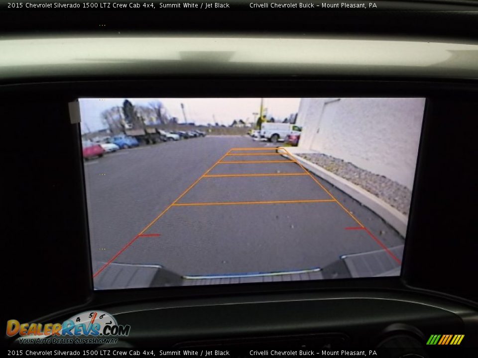 2015 Chevrolet Silverado 1500 LTZ Crew Cab 4x4 Summit White / Jet Black Photo #17