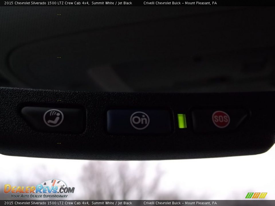 2015 Chevrolet Silverado 1500 LTZ Crew Cab 4x4 Summit White / Jet Black Photo #20