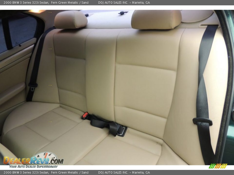 2000 BMW 3 Series 323i Sedan Fern Green Metallic / Sand Photo #10