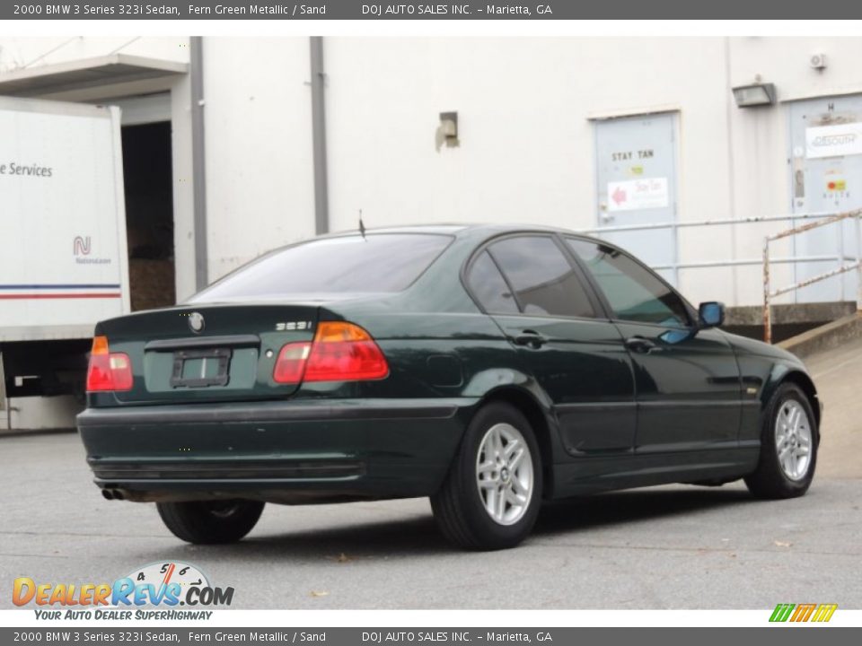 2000 BMW 3 Series 323i Sedan Fern Green Metallic / Sand Photo #18