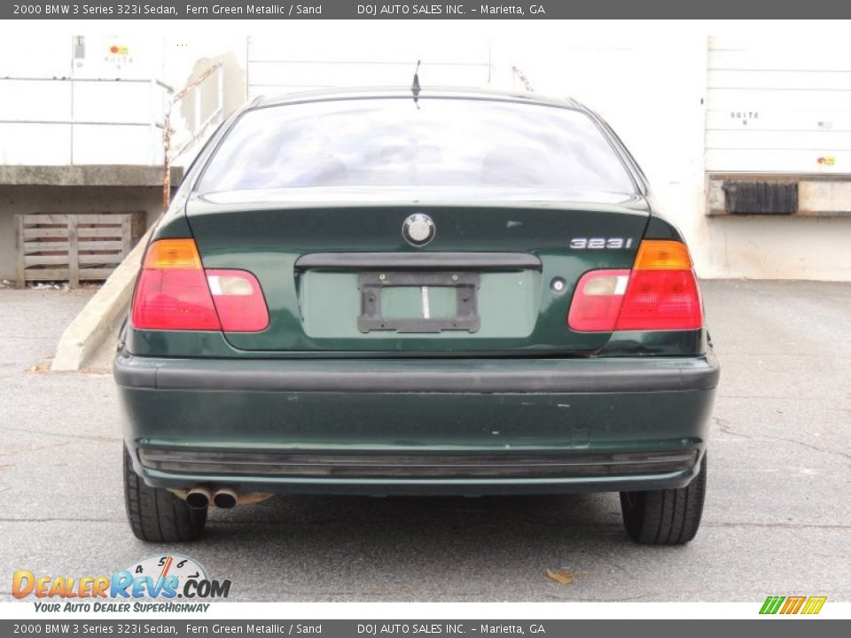 2000 BMW 3 Series 323i Sedan Fern Green Metallic / Sand Photo #20