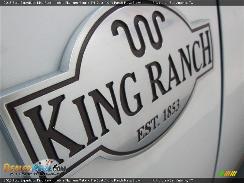 2015 Ford Expedition King Ranch White Platinum Metallic Tri-Coat / King Ranch Mesa Brown Photo #4