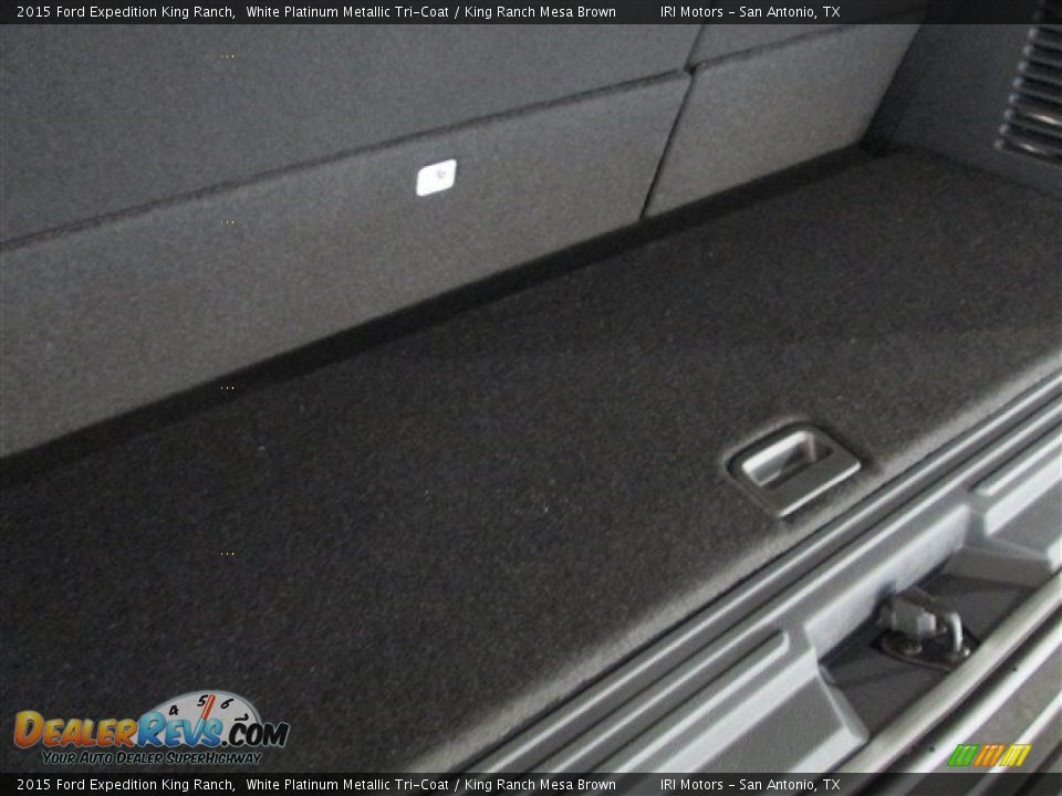 2015 Ford Expedition King Ranch White Platinum Metallic Tri-Coat / King Ranch Mesa Brown Photo #13