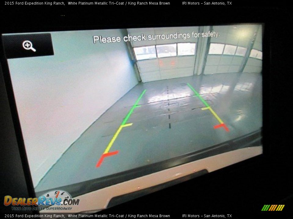 2015 Ford Expedition King Ranch White Platinum Metallic Tri-Coat / King Ranch Mesa Brown Photo #19