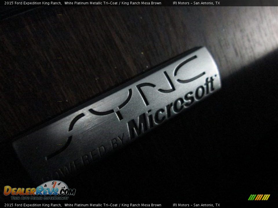 2015 Ford Expedition King Ranch White Platinum Metallic Tri-Coat / King Ranch Mesa Brown Photo #20