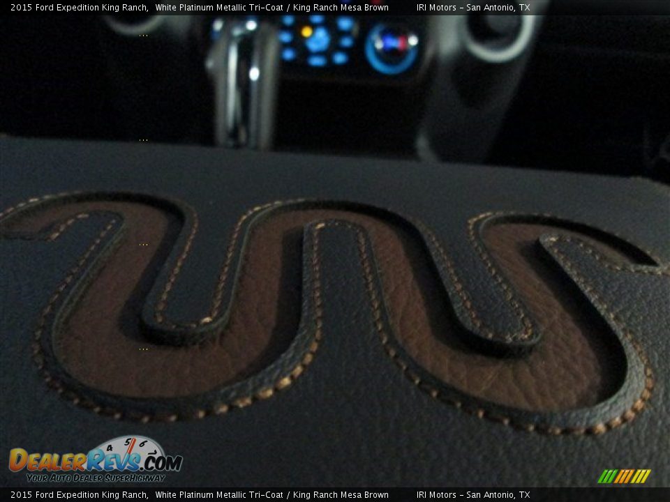 2015 Ford Expedition King Ranch White Platinum Metallic Tri-Coat / King Ranch Mesa Brown Photo #21