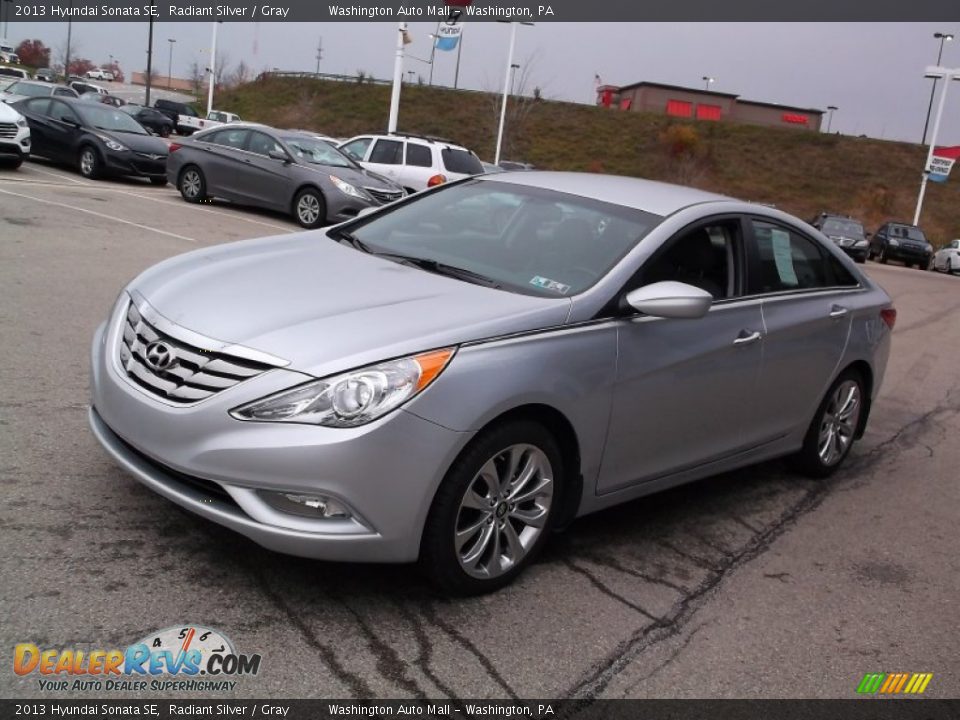 2013 Hyundai Sonata SE Radiant Silver / Gray Photo #5