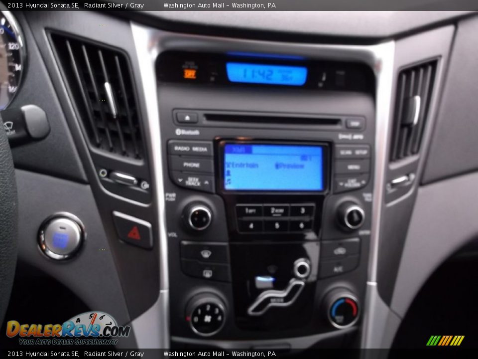 2013 Hyundai Sonata SE Radiant Silver / Gray Photo #14