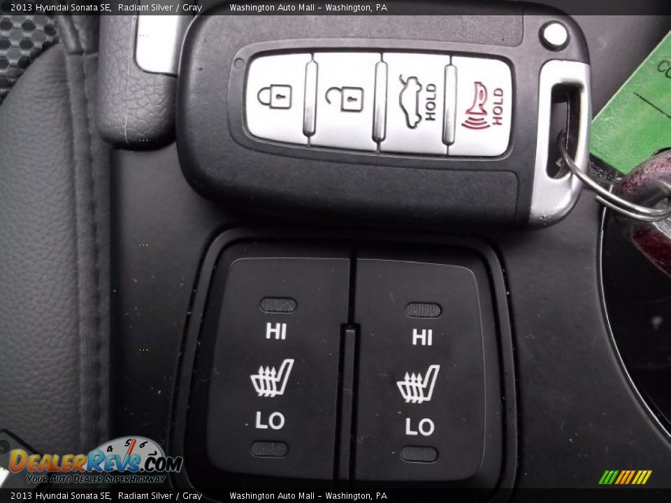 2013 Hyundai Sonata SE Radiant Silver / Gray Photo #16