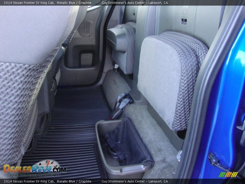 2014 Nissan Frontier SV King Cab Metallic Blue / Graphite Photo #21