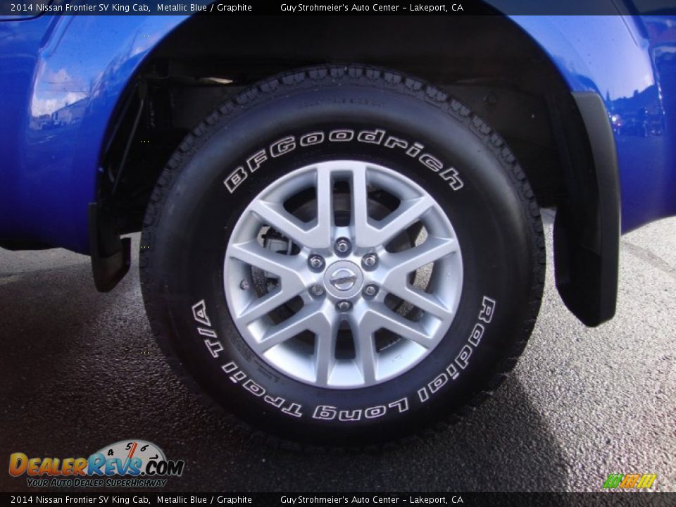 2014 Nissan Frontier SV King Cab Metallic Blue / Graphite Photo #24