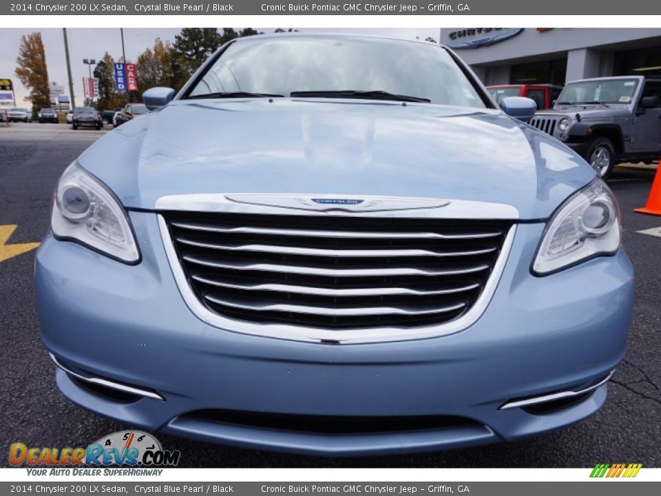 2014 Chrysler 200 LX Sedan Crystal Blue Pearl / Black Photo #2