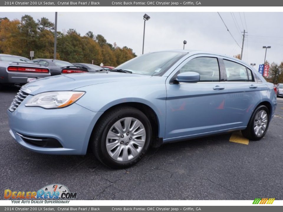 2014 Chrysler 200 LX Sedan Crystal Blue Pearl / Black Photo #3