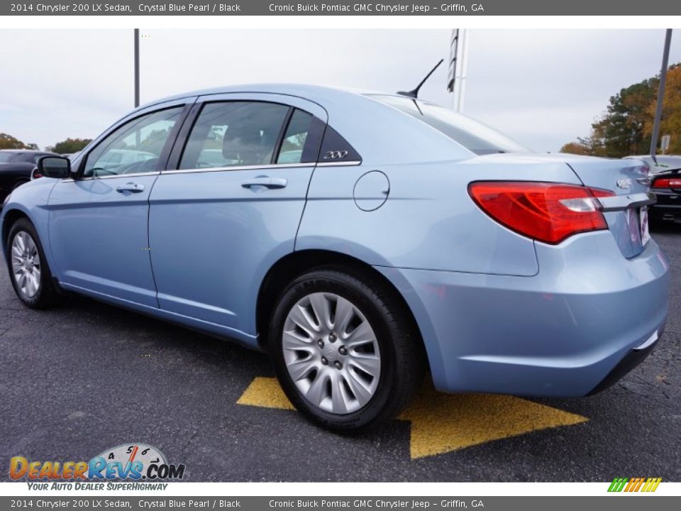 2014 Chrysler 200 LX Sedan Crystal Blue Pearl / Black Photo #5