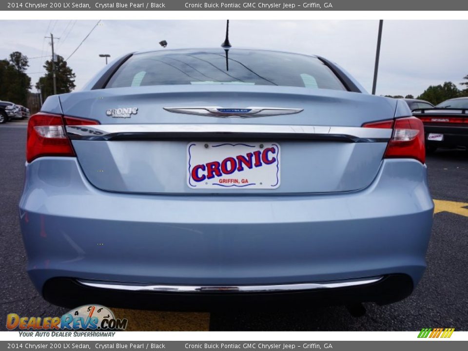 2014 Chrysler 200 LX Sedan Crystal Blue Pearl / Black Photo #6