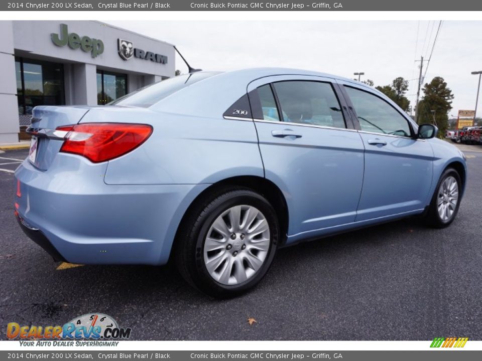 2014 Chrysler 200 LX Sedan Crystal Blue Pearl / Black Photo #7