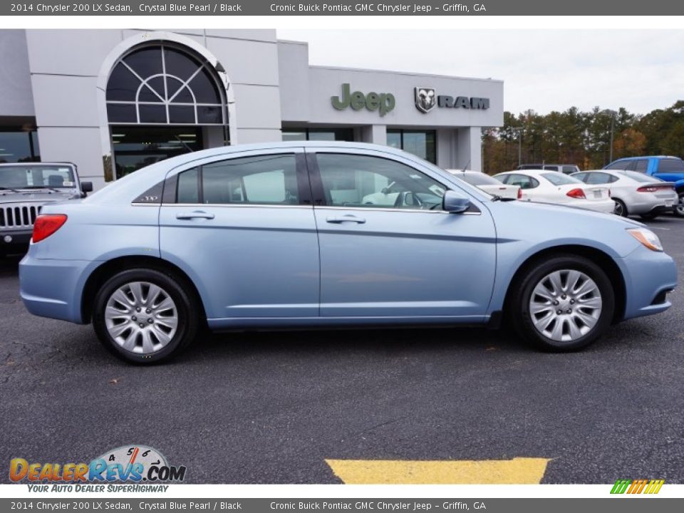 2014 Chrysler 200 LX Sedan Crystal Blue Pearl / Black Photo #8