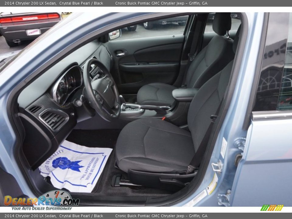 2014 Chrysler 200 LX Sedan Crystal Blue Pearl / Black Photo #9