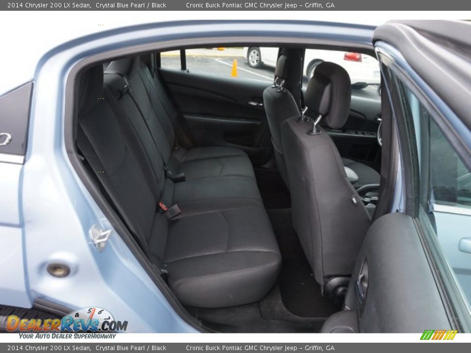 2014 Chrysler 200 LX Sedan Crystal Blue Pearl / Black Photo #16