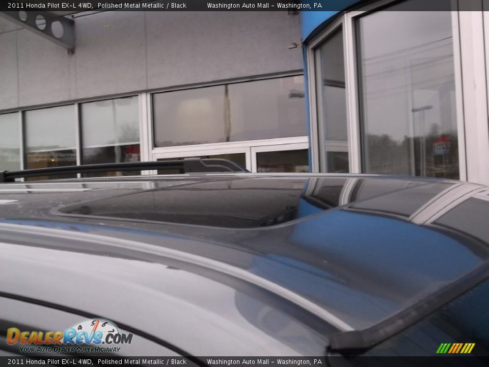 2011 Honda Pilot EX-L 4WD Polished Metal Metallic / Black Photo #3