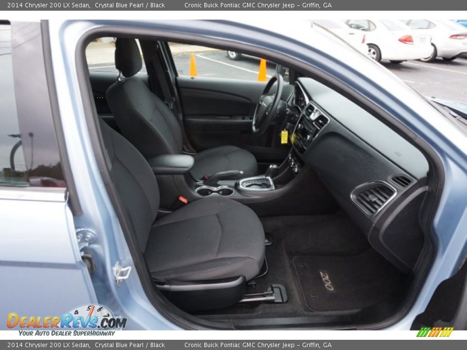 2014 Chrysler 200 LX Sedan Crystal Blue Pearl / Black Photo #17