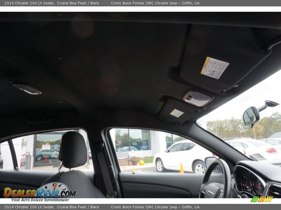 2014 Chrysler 200 LX Sedan Crystal Blue Pearl / Black Photo #18