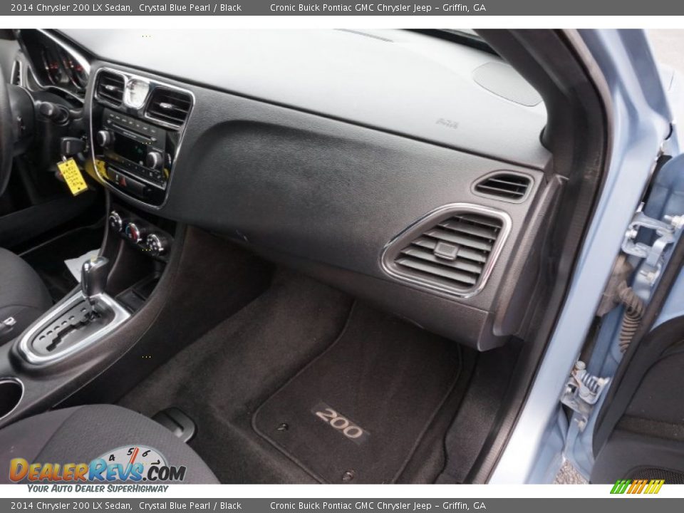 2014 Chrysler 200 LX Sedan Crystal Blue Pearl / Black Photo #19