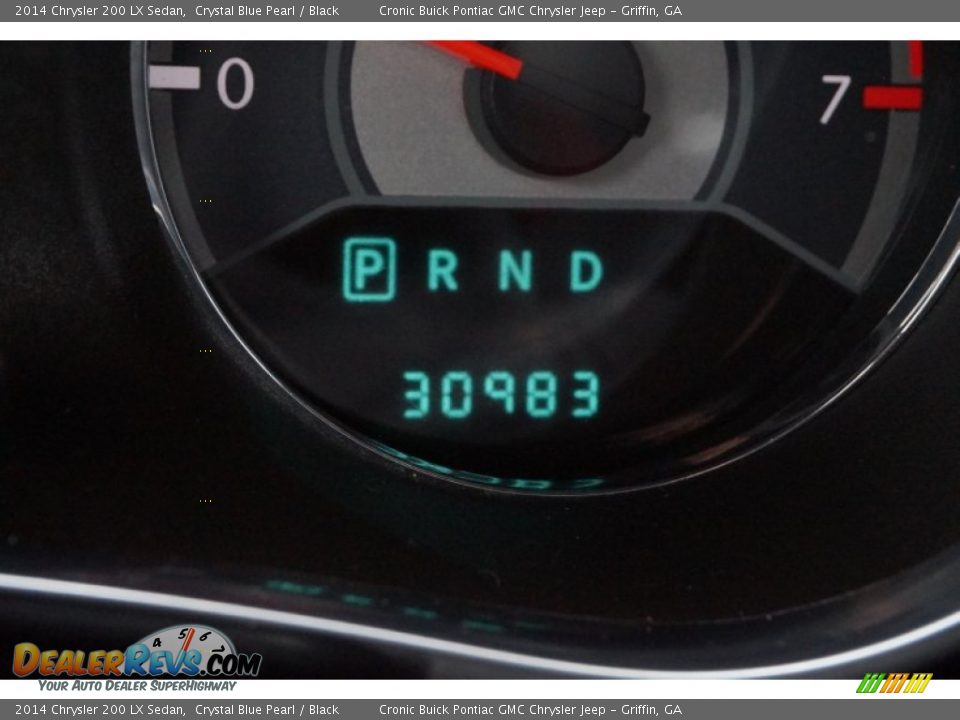 2014 Chrysler 200 LX Sedan Crystal Blue Pearl / Black Photo #22