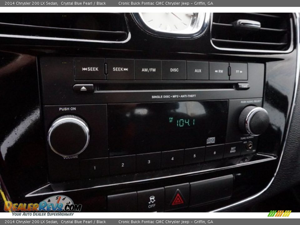 2014 Chrysler 200 LX Sedan Crystal Blue Pearl / Black Photo #23