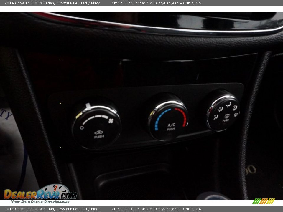 2014 Chrysler 200 LX Sedan Crystal Blue Pearl / Black Photo #24