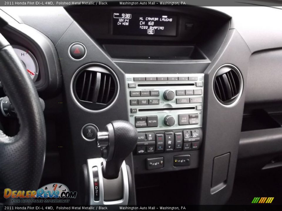 2011 Honda Pilot EX-L 4WD Polished Metal Metallic / Black Photo #14