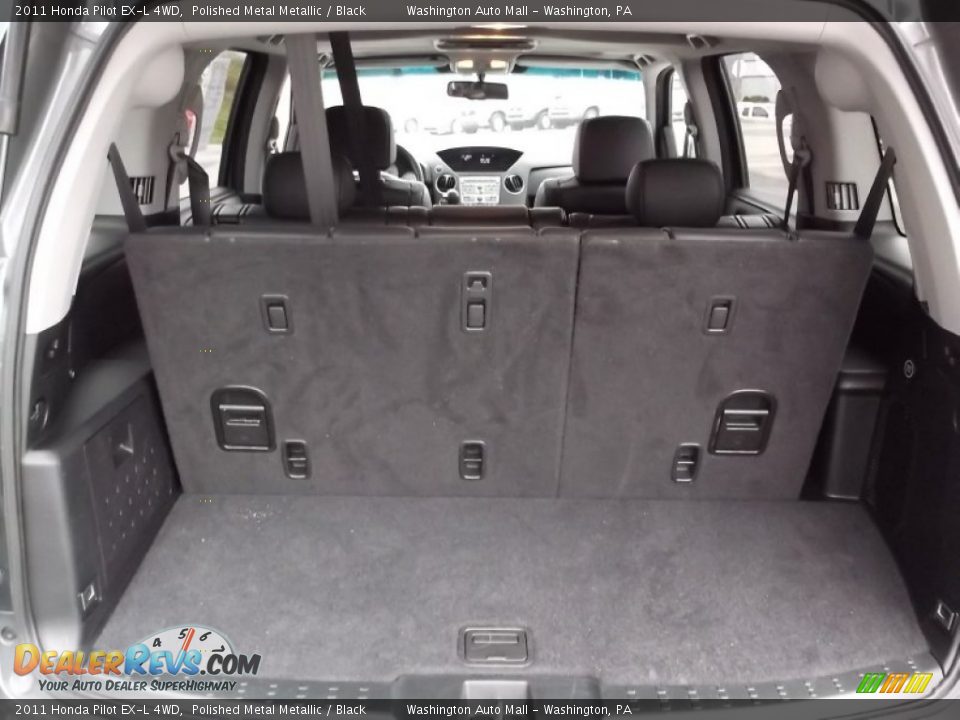 2011 Honda Pilot EX-L 4WD Polished Metal Metallic / Black Photo #18