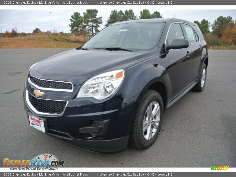 2015 Chevrolet Equinox LS Blue Velvet Metallic / Jet Black Photo #2