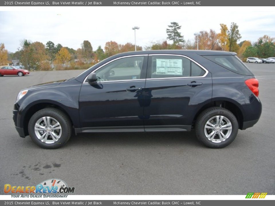 2015 Chevrolet Equinox LS Blue Velvet Metallic / Jet Black Photo #3