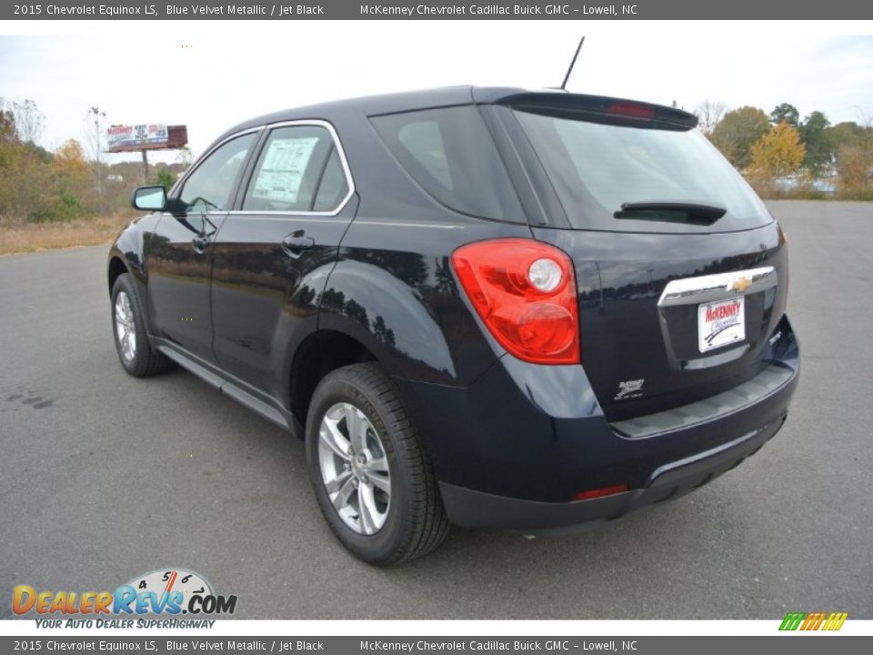 2015 Chevrolet Equinox LS Blue Velvet Metallic / Jet Black Photo #4
