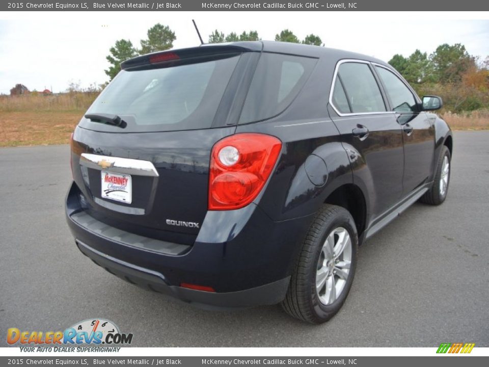 2015 Chevrolet Equinox LS Blue Velvet Metallic / Jet Black Photo #5