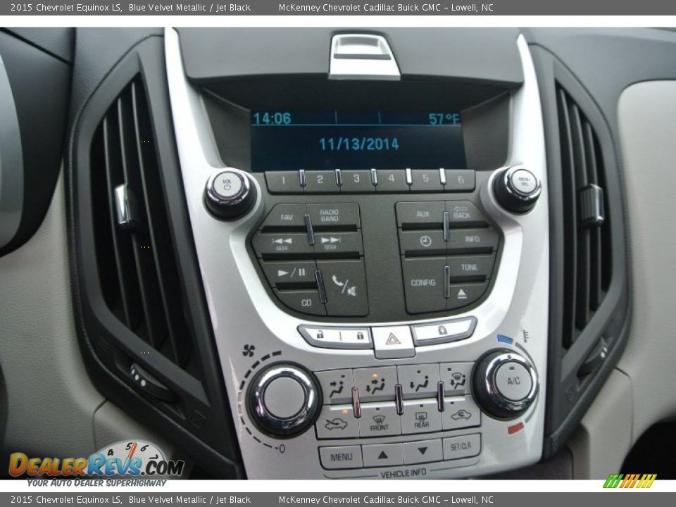 2015 Chevrolet Equinox LS Blue Velvet Metallic / Jet Black Photo #11