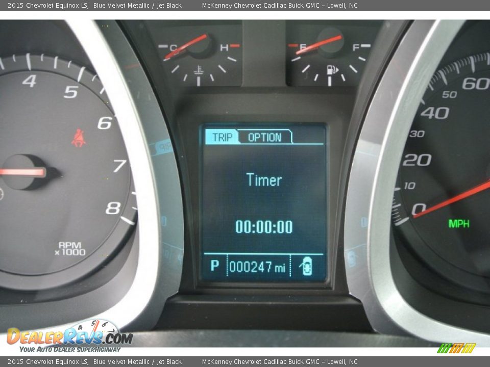 2015 Chevrolet Equinox LS Blue Velvet Metallic / Jet Black Photo #12