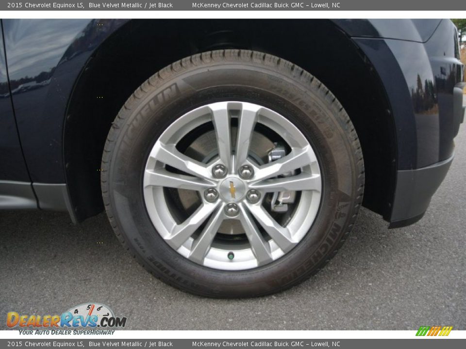 2015 Chevrolet Equinox LS Blue Velvet Metallic / Jet Black Photo #19