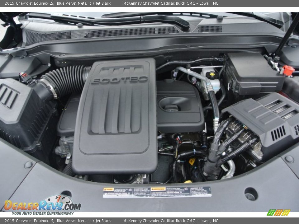 2015 Chevrolet Equinox LS Blue Velvet Metallic / Jet Black Photo #20