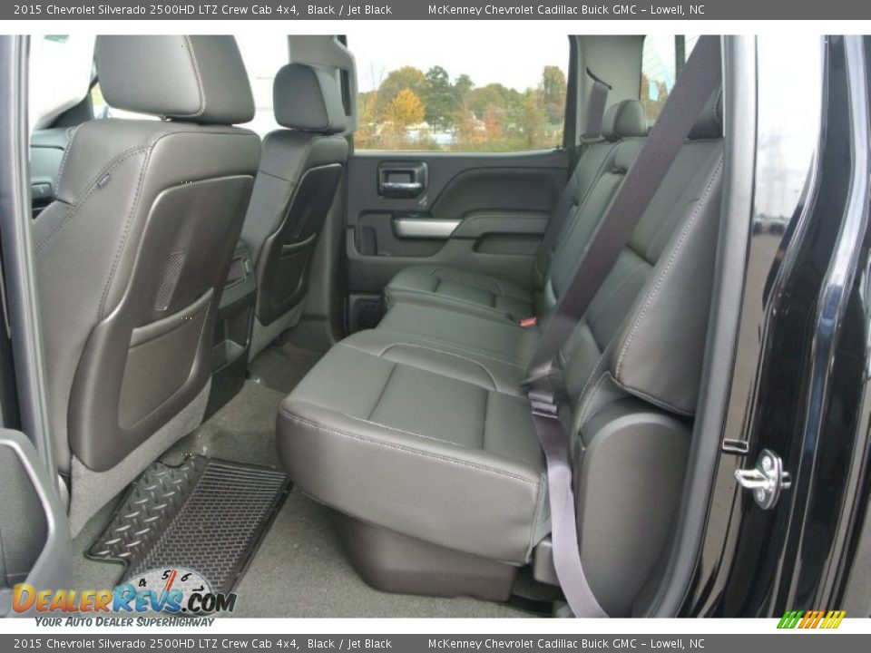 2015 Chevrolet Silverado 2500HD LTZ Crew Cab 4x4 Black / Jet Black Photo #17