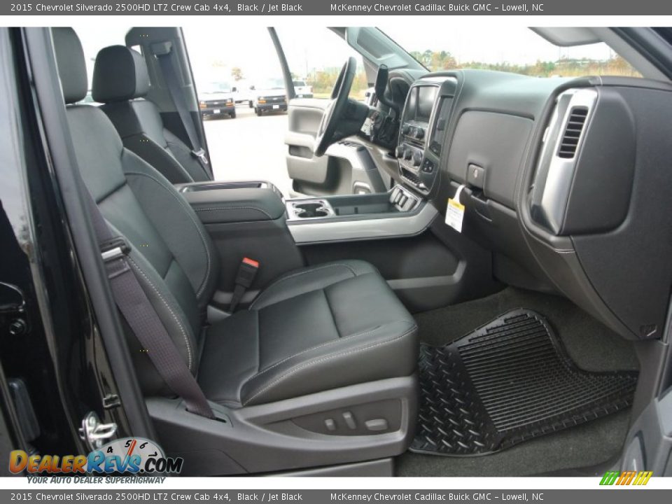2015 Chevrolet Silverado 2500HD LTZ Crew Cab 4x4 Black / Jet Black Photo #19