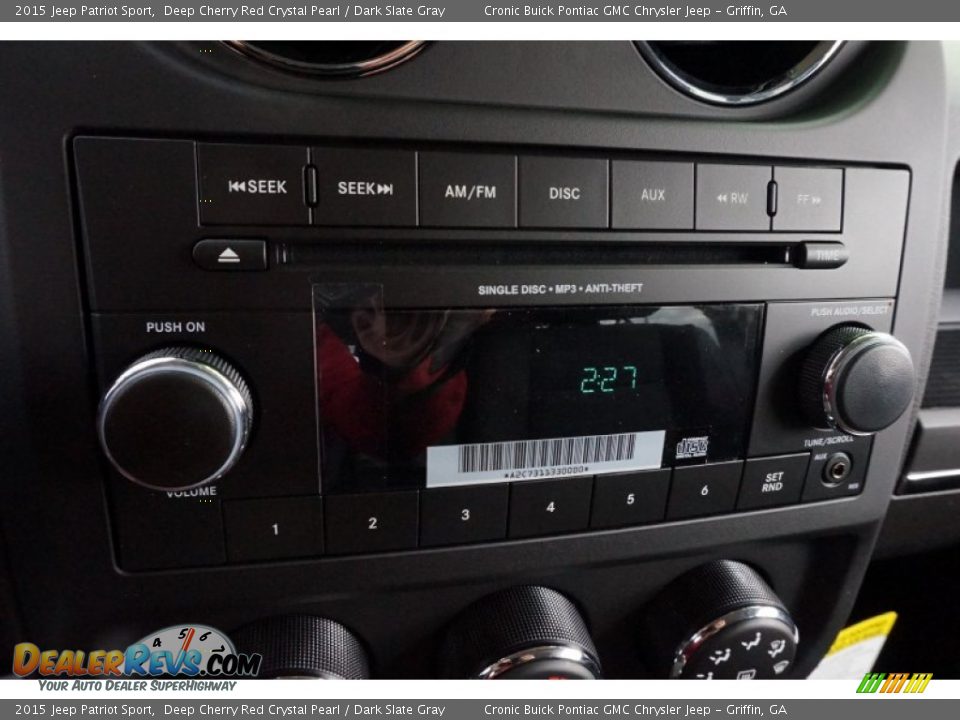 Audio System of 2015 Jeep Patriot Sport Photo #15