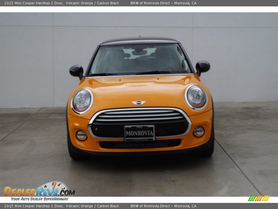 2015 Mini Cooper Hardtop 2 Door Volcanic Orange / Carbon Black Photo #3