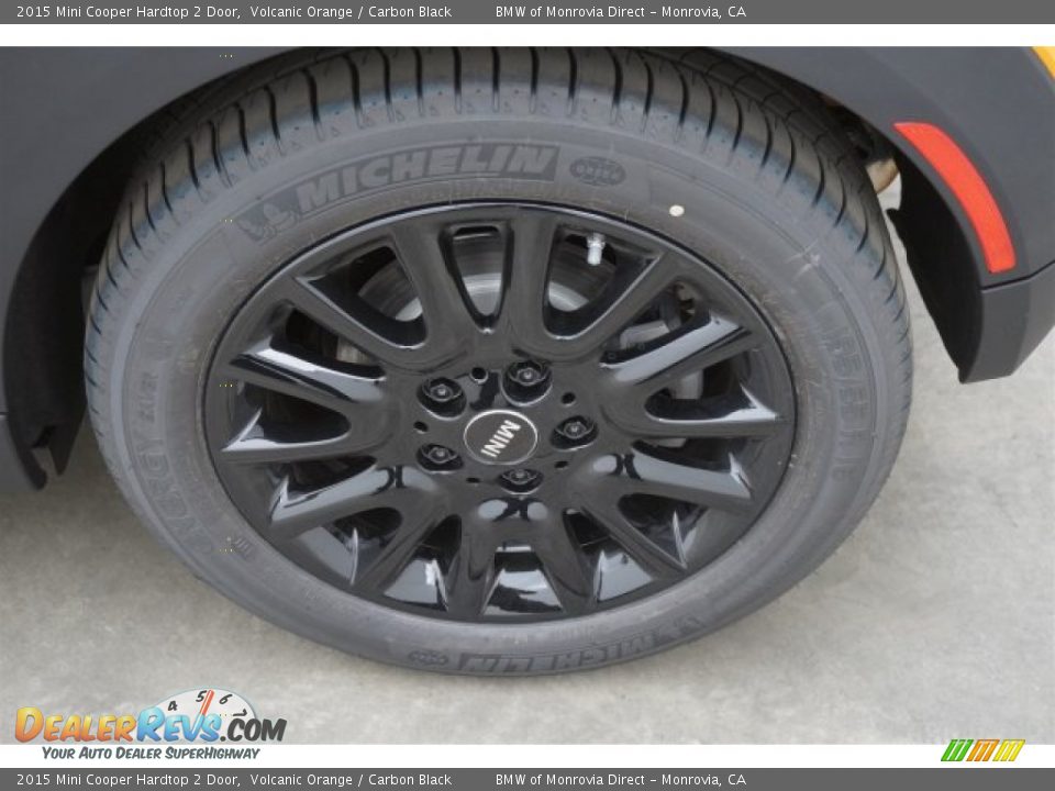2015 Mini Cooper Hardtop 2 Door Volcanic Orange / Carbon Black Photo #4