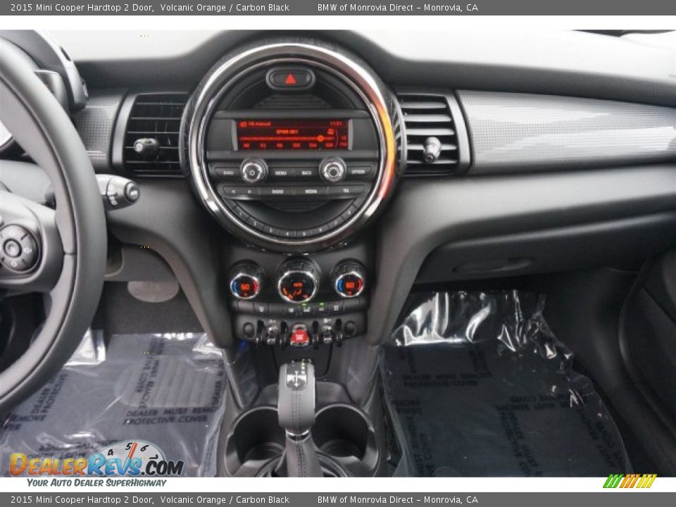 2015 Mini Cooper Hardtop 2 Door Volcanic Orange / Carbon Black Photo #8