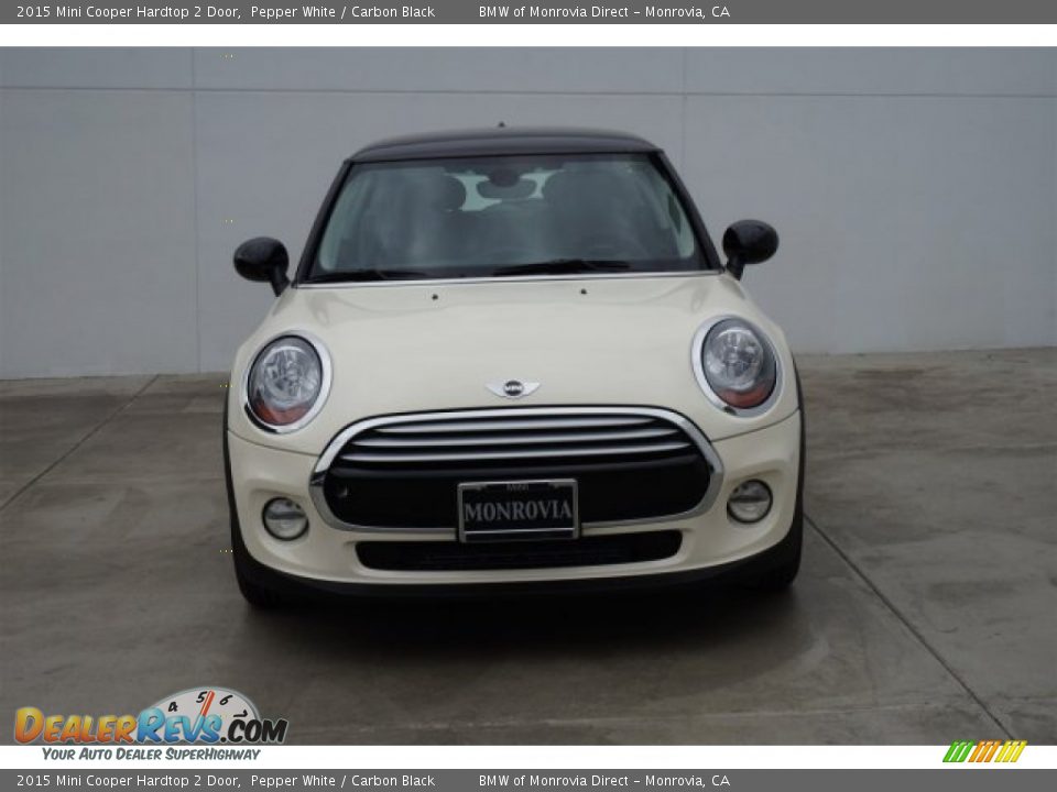 2015 Mini Cooper Hardtop 2 Door Pepper White / Carbon Black Photo #3