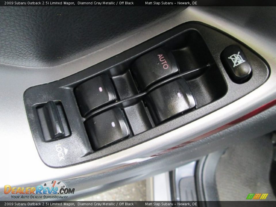 2009 Subaru Outback 2.5i Limited Wagon Diamond Gray Metallic / Off Black Photo #13