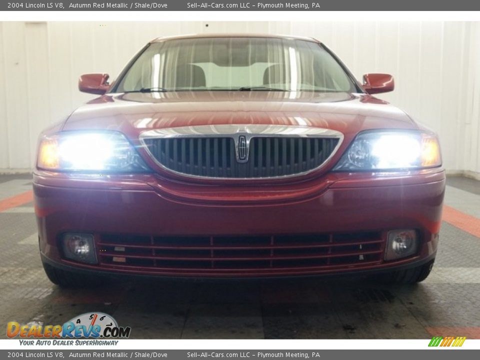 2004 Lincoln LS V8 Autumn Red Metallic / Shale/Dove Photo #4