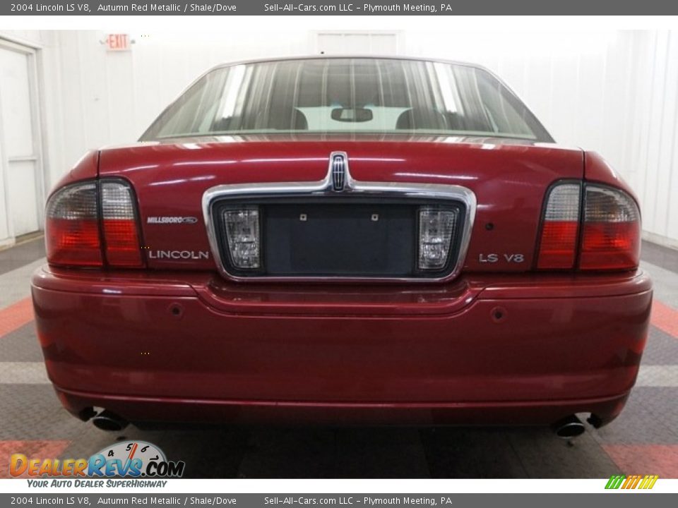 2004 Lincoln LS V8 Autumn Red Metallic / Shale/Dove Photo #9